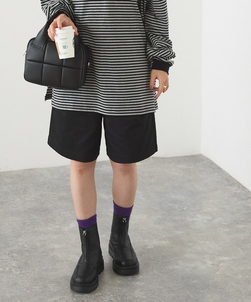 forksy.(フォルクシー)の「【forksy.】ジップトラックソールブーツ(ブーツ・レディース・ブラック・S/M/L/LL)」の22枚目の写真