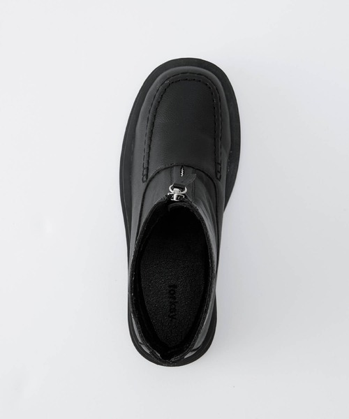 forksy.(フォルクシー)の「【forksy.】ジップトラックソールブーツ(ブーツ・レディース・ブラック・S/M/L/LL)」の15枚目の写真