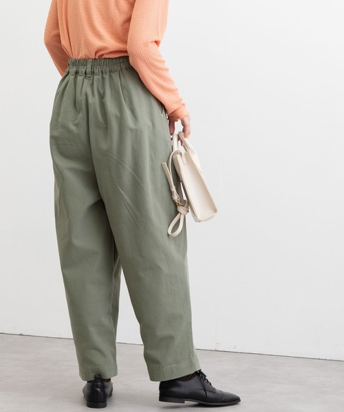 POU DOU DOU(プードゥドゥ)の「2タックワイドパンツ(その他パンツ・レディース・キャメル/キナリ/ミント・3)」の10枚目の写真