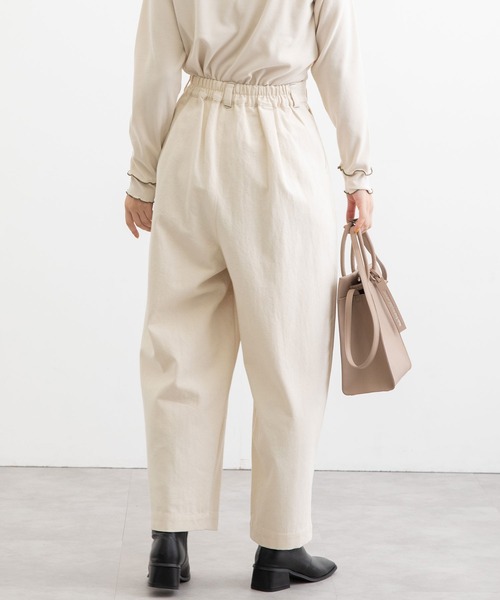 POU DOU DOU(プードゥドゥ)の「2タックワイドパンツ(その他パンツ・レディース・キャメル/キナリ/ミント・3)」の22枚目の写真