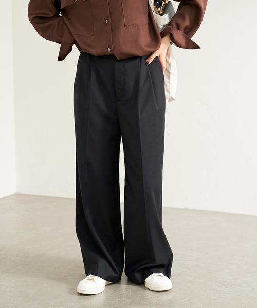 セール】シルク混ウールパンツ（その他パンツ）｜FRAMeWORK（フレーム