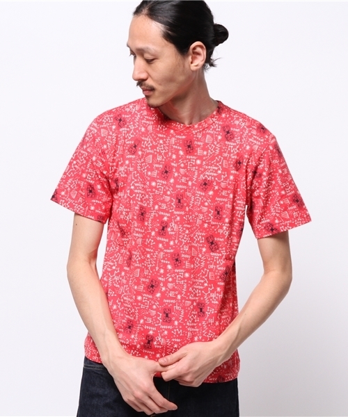 TOGA VIRILIS（トーガ ビリリース）の「TOGA VIRILIS プリントTシャツ（Tシャツ/カットソー・メンズ・ホワイト/ローズ・48/46）」の2枚目の写真