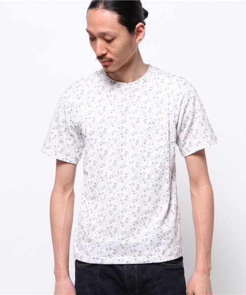 TOGA VIRILIS（トーガ ビリリース）の「TOGA VIRILIS プリントTシャツ（Tシャツ/カットソー・メンズ・ホワイト/ローズ・48/46）」の3枚目の写真