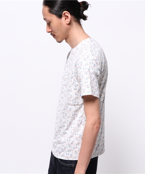 TOGA VIRILIS（トーガ ビリリース）の「TOGA VIRILIS プリントTシャツ（Tシャツ/カットソー・メンズ・ホワイト/ローズ・48/46）」の7枚目の写真