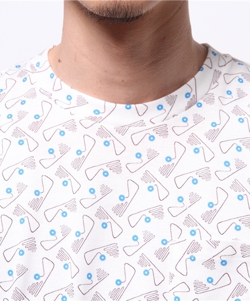 TOGA VIRILIS（トーガ ビリリース）の「TOGA VIRILIS プリントTシャツ（Tシャツ/カットソー・メンズ・ホワイト/ローズ・48/46）」の5枚目の写真