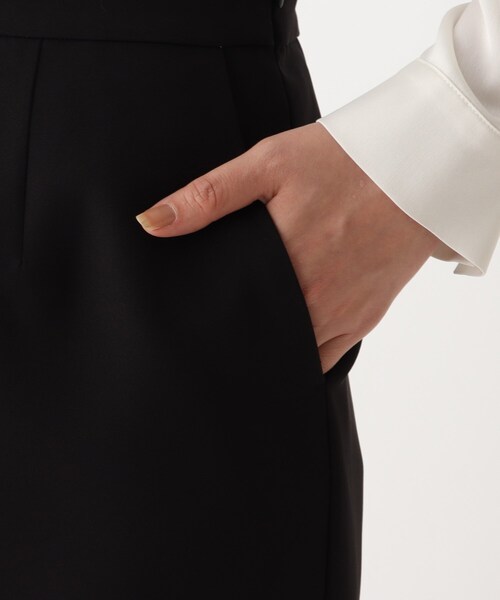 OPAQUE.CLIP(オペークドットクリップ)の「◆DELEGANT ダブルクロスタイトスカート【OPAQUE.CLIP NAVY】(スカート・レディース・ナチュラル/ブラック/ネイビー・36/38/40)」の17枚目の写真