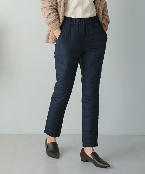 Bou Jeloud(ブージュルード)の「あったかエコダウンパンツ(その他パンツ・レディース・ネイビー/ブラック/オフホワイト/キャメル・L/M)」の3枚目の写真