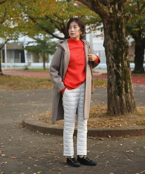 Bou Jeloud(ブージュルード)の「あったかエコダウンパンツ(その他パンツ・レディース・ネイビー/ブラック/オフホワイト/キャメル・L/M)」の5枚目の写真