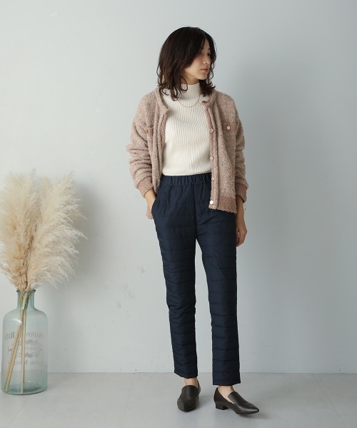 Bou Jeloud(ブージュルード)の「あったかエコダウンパンツ(その他パンツ・レディース・ネイビー/ブラック/オフホワイト/キャメル・L/M)」の13枚目の写真