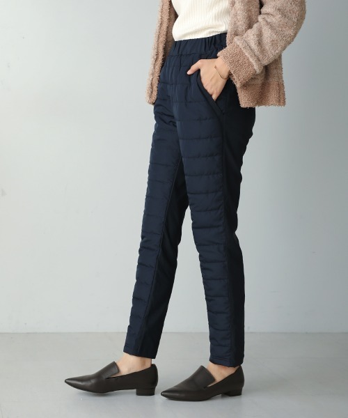 Bou Jeloud(ブージュルード)の「あったかエコダウンパンツ(その他パンツ・レディース・ネイビー/ブラック/オフホワイト/キャメル・L/M)」の17枚目の写真