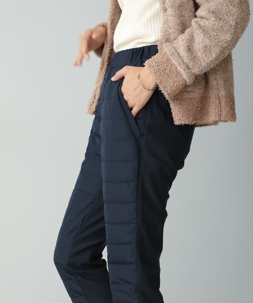 Bou Jeloud(ブージュルード)の「あったかエコダウンパンツ(その他パンツ・レディース・ネイビー/ブラック/オフホワイト/キャメル・L/M)」の18枚目の写真