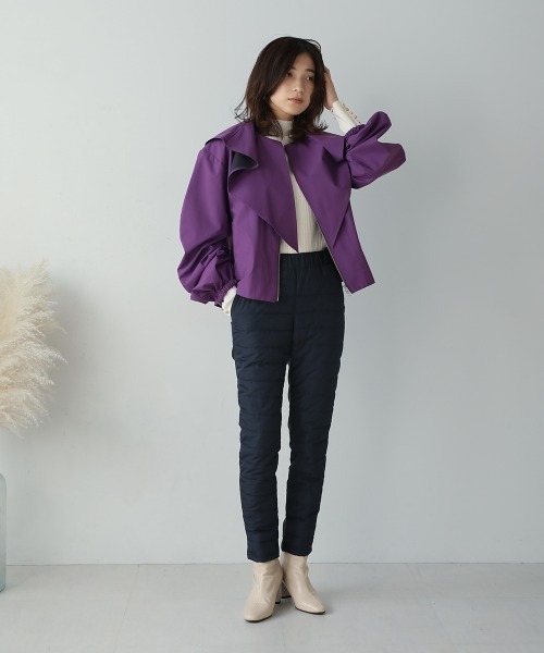 Bou Jeloud(ブージュルード)の「あったかエコダウンパンツ(その他パンツ・レディース・ネイビー/ブラック/オフホワイト/キャメル・L/M)」の20枚目の写真