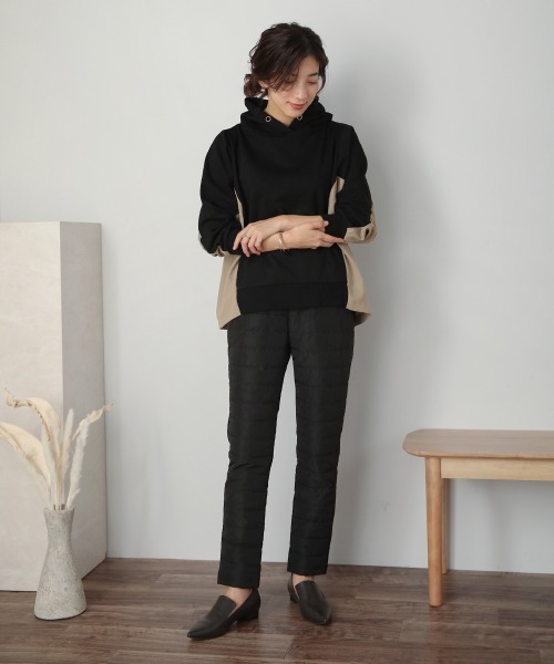 Bou Jeloud(ブージュルード)の「あったかエコダウンパンツ(その他パンツ・レディース・ネイビー/ブラック/オフホワイト/キャメル・L/M)」の21枚目の写真