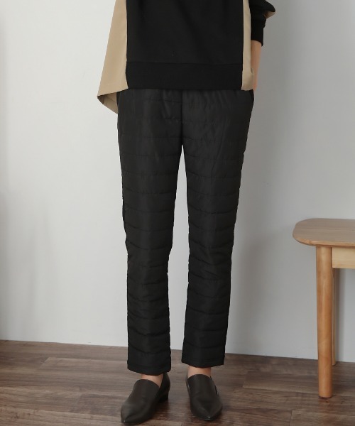 Bou Jeloud(ブージュルード)の「あったかエコダウンパンツ(その他パンツ・レディース・ネイビー/ブラック/オフホワイト/キャメル・L/M)」の22枚目の写真