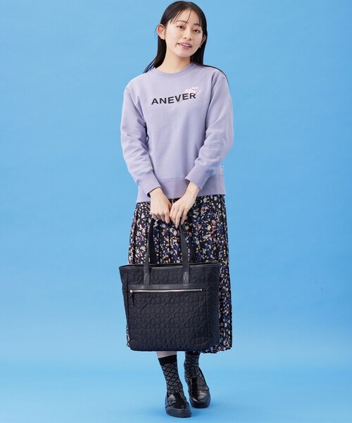 ANEVER(アンエバー)の「キルティング トートバッグ(トートバッグ・レディース・ブラック系・F)」の14枚目の写真