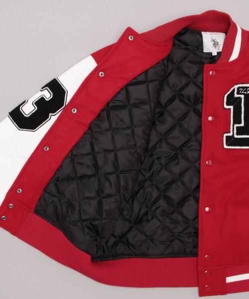 U.S.POLO ASSN./ユーエスポロアッスン/【web限定】別注ワッペンスタジャン USPOLOASSN