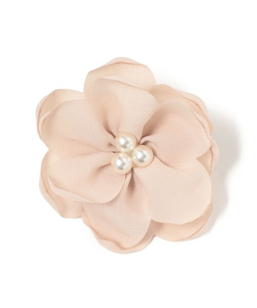 B:MING by BEAMS(ビーミングバイビームス)の「【セレモニー・フォーマル】パール フラワー コサージュ(ブローチ/コサージュ・レディース・ライトベージュ/コーラル/ネイビー・FREE)」の8枚目の写真