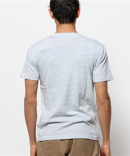 JOURNAL STANDARD(ジャーナルスタンダード)の「DEO QUICK / デオクイック: カスリボーダーVネックTシャツ # (Tシャツ/カットソー・メンズ・チャコールグレー/ネイビー/サックスブルー/ボルドー・SMALL/LARGE/MEDIUM)」の7枚目の写真