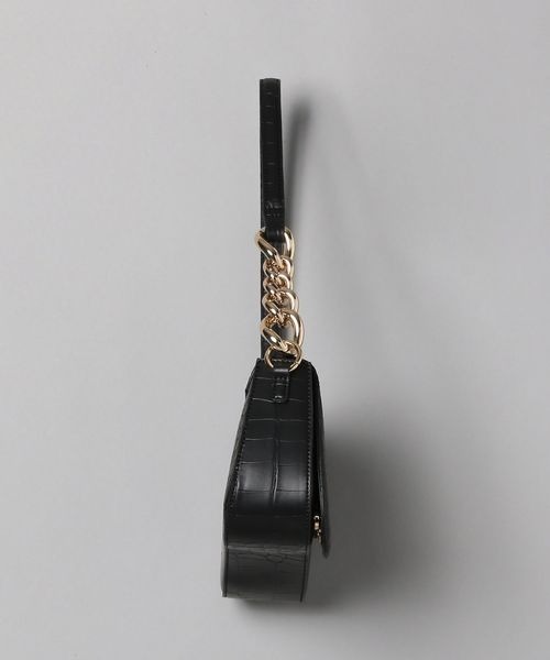 JEANASIS（ジーナシス）の「チェーンミニショルダー/179341（ショルダーバッグ・レディース・ブラック/シルバー・FREE）」の11枚目の写真
