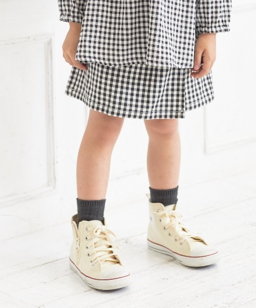 MAKE YOUR DAY(メイクユアデイ)の「チェック柄ショートラップパンツ■90~140cm(その他パンツ・キッズ・ブラウン/ブラック・120/100/130/110/140/90)」の2枚目の写真