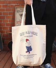 Red Cap Girl トートバッグ