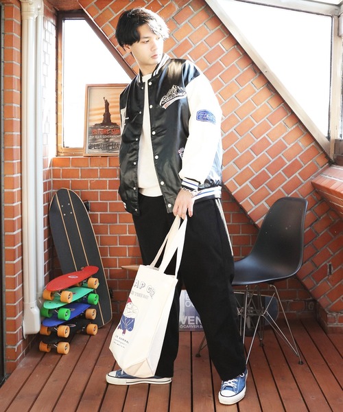 Red Cap Girl（レッドキャプガール）の「Red Cap Girl トートバッグ（トートバッグ・メンズ・ネイビー/ブラック・FREE）」の12枚目の写真