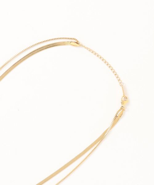 nemne store（ネンネストア）の「【accessory】2連スネークネックレス（ネックレス・レディース・ゴールド/シルバー・フリー）」の11枚目の写真
