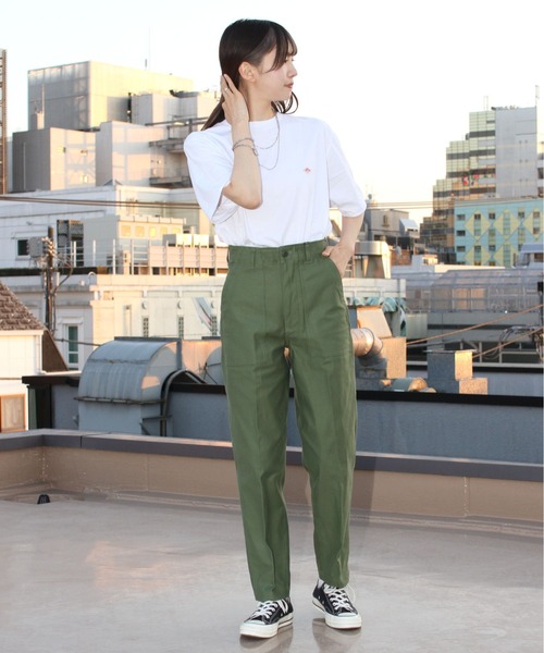 DANTON(ダントン)の「DANTON/ダントン インナーTEEシャツ T/C INNER TEE DT-C0196 CVT(Tシャツ/カットソー・メンズ・ブラック/ホワイト/チャコールグレー×ブラック/グレイッシュベージュ/ネイビー/チャコールグレー・M/L/XL)」の10枚目の写真