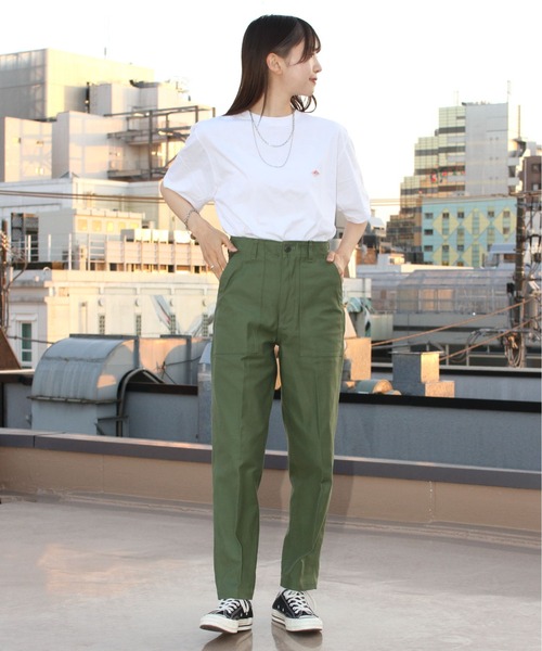 DANTON(ダントン)の「DANTON/ダントン インナーTEEシャツ T/C INNER TEE DT-C0196 CVT(Tシャツ/カットソー・メンズ・ブラック/ホワイト/チャコールグレー×ブラック/グレイッシュベージュ/ネイビー/チャコールグレー・M/L/XL)」の11枚目の写真