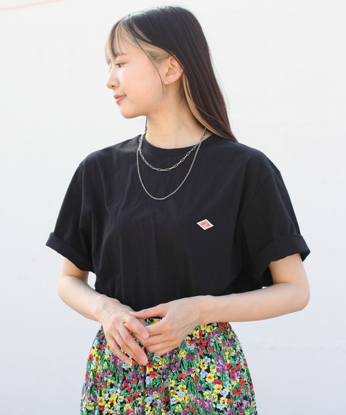 DANTON(ダントン)の「DANTON/ダントン インナーTEEシャツ T/C INNER TEE DT-C0196 CVT(Tシャツ/カットソー・メンズ・ブラック/ホワイト/チャコールグレー×ブラック/グレイッシュベージュ/ネイビー/チャコールグレー・M/L/XL)」の21枚目の写真