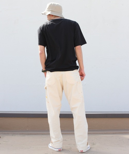 DANTON(ダントン)の「DANTON/ダントン インナーTEEシャツ T/C INNER TEE DT-C0196 CVT(Tシャツ/カットソー・メンズ・ブラック/ホワイト/チャコールグレー×ブラック/グレイッシュベージュ/ネイビー/チャコールグレー・M/L/XL)」の20枚目の写真