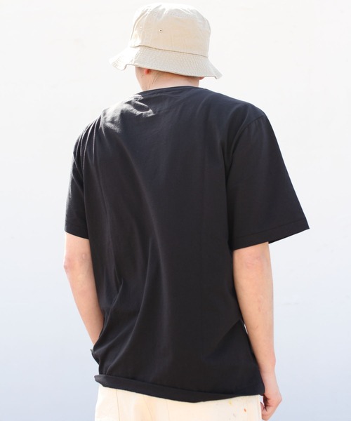 DANTON(ダントン)の「DANTON/ダントン インナーTEEシャツ T/C INNER TEE DT-C0196 CVT(Tシャツ/カットソー・メンズ・ブラック/ホワイト/チャコールグレー×ブラック/グレイッシュベージュ/ネイビー/チャコールグレー・M/L/XL)」の17枚目の写真
