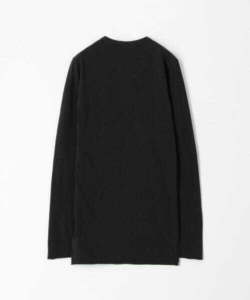 JAMES PERSE(ジェームスパース)の「ストレッチジャージー ロングスリーブプルオーバー WELS3687(Tシャツ/カットソー・レディース・ブラック系その他/ホワイト/ブラック・1/2/0)」の4枚目の写真
