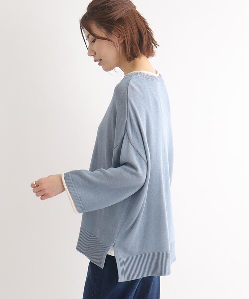 SHOO・LA・RUE（シューラルー）の「◆【2点セット】忙しい朝の時見方！ロールネックニット＋タンクトップ（その他トップス・レディース・アイボリー/ピンク系/ライトブルー/ライトグリーン/サンドベージュ/ブラック・00）」の8枚目の写真