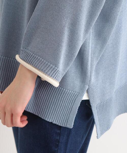 SHOO・LA・RUE（シューラルー）の「◆【2点セット】忙しい朝の時見方！ロールネックニット＋タンクトップ（その他トップス・レディース・アイボリー/ピンク系/ライトブルー/ライトグリーン/サンドベージュ/ブラック・00）」の11枚目の写真