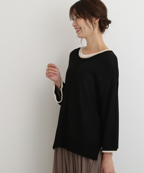 SHOO・LA・RUE（シューラルー）の「◆【2点セット】忙しい朝の時見方！ロールネックニット＋タンクトップ（その他トップス・レディース・アイボリー/ピンク系/ライトブルー/ライトグリーン/サンドベージュ/ブラック・00）」の17枚目の写真