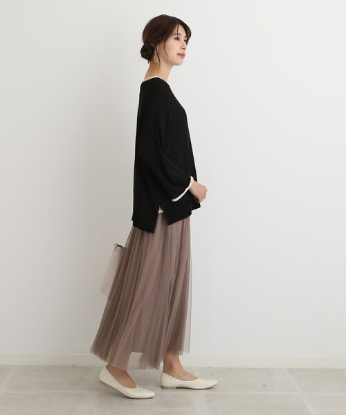 SHOO・LA・RUE（シューラルー）の「◆【2点セット】忙しい朝の時見方！ロールネックニット＋タンクトップ（その他トップス・レディース・アイボリー/ピンク系/ライトブルー/ライトグリーン/サンドベージュ/ブラック・00）」の20枚目の写真