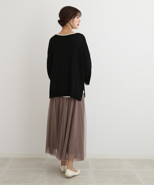 SHOO・LA・RUE（シューラルー）の「◆【2点セット】忙しい朝の時見方！ロールネックニット＋タンクトップ（その他トップス・レディース・アイボリー/ピンク系/ライトブルー/ライトグリーン/サンドベージュ/ブラック・00）」の21枚目の写真