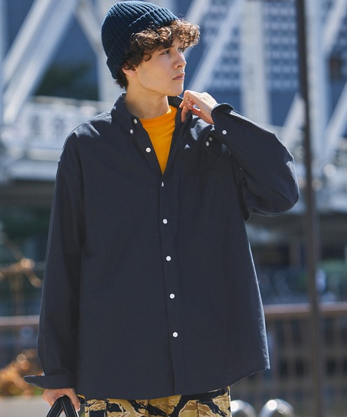 セール】【HECT】Big Oxford BD L/S Shirt / ビッグシルエットボタン