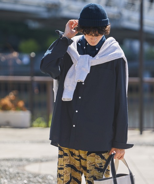 &be まとめ売り セール】【HECT】Big Oxford BD L/S Shirt / ビッグシルエットボタン