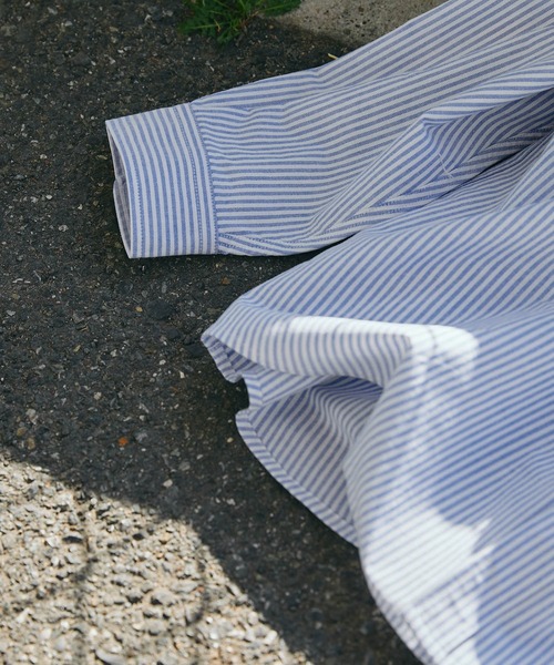 HECT(ヘクト)の「【HECT】Big Oxford BD L/S Shirt / ビッグシルエットボタンダウンオックスフォードシャツ(シャツ/ブラウス・メンズ・ブルー/ホワイト/ベージュ/ブルー系/ブラウン系/ブラック系/ネイビー/ネイビー系/グレー系/ブラック系2/ネイビー系2/ブラック系3/チャコール・S/M/L)」の15枚目の写真