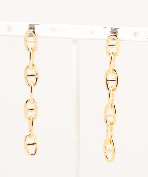 OKIRAKU(オキラク)の「☆ 【by daisy】スイングチェーンピアス RA22-1056(ピアス(両耳用)・レディース・シルバー/ゴールド・FREE)」の4枚目の写真