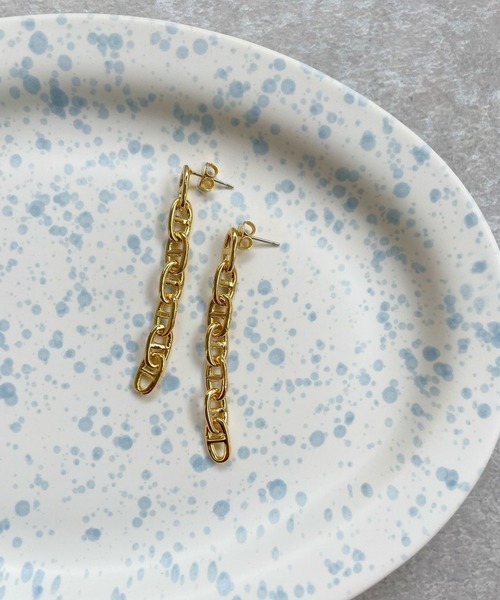 OKIRAKU(オキラク)の「☆ 【by daisy】スイングチェーンピアス RA22-1056(ピアス(両耳用)・レディース・シルバー/ゴールド・FREE)」の10枚目の写真