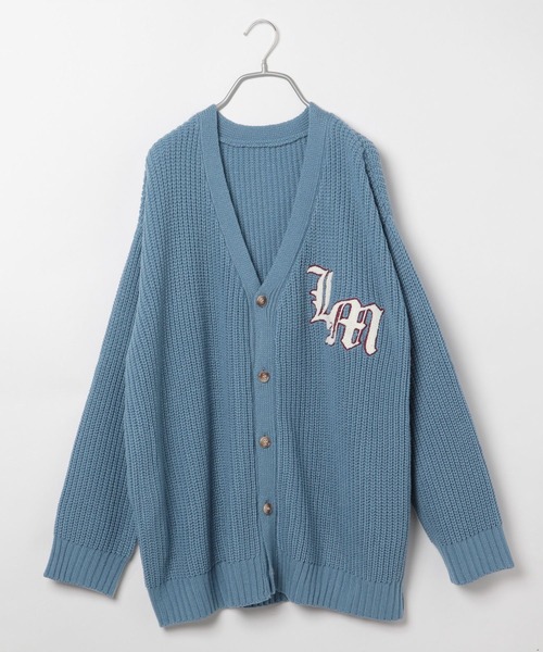 PBLIM（ページボーイリム）の「PBLIM/サガラシシュウロゴカーデ（カーディガン/ボレロ・レディース・イエロー/チャコールグレー/クリーム/ライトブルー・FREE）」の3枚目の写真