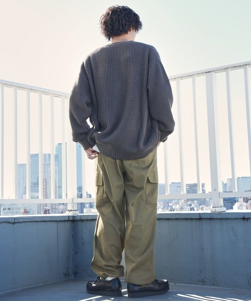 PBLIM（ページボーイリム）の「PBLIM/サガラシシュウロゴカーデ（カーディガン/ボレロ・レディース・イエロー/チャコールグレー/クリーム/ライトブルー・FREE）」の15枚目の写真