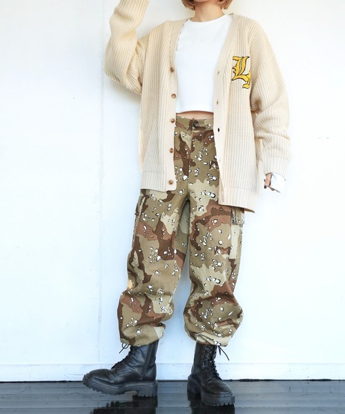 PBLIM（ページボーイリム）の「PBLIM/サガラシシュウロゴカーデ（カーディガン/ボレロ・レディース・イエロー/チャコールグレー/クリーム/ライトブルー・FREE）」の20枚目の写真