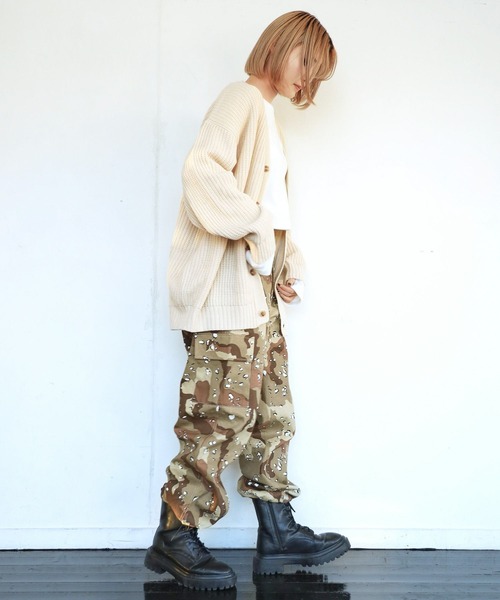 PBLIM（ページボーイリム）の「PBLIM/サガラシシュウロゴカーデ（カーディガン/ボレロ・レディース・イエロー/チャコールグレー/クリーム/ライトブルー・FREE）」の21枚目の写真