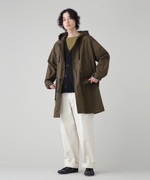 MHL.（エムエイチエル）の「WASHED COTTON NYLON（ステンカラー