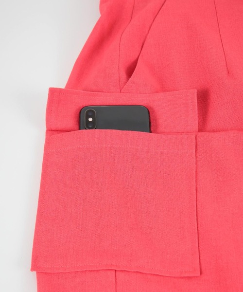 セール】リネン混ロングタイトスカート（スカート）｜ur's