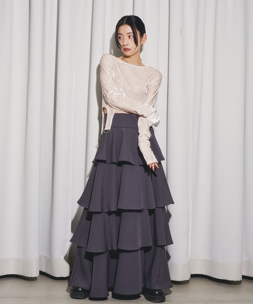 ティアードスカート（スカート）｜VIOLETTA（ヴィオレッタ）